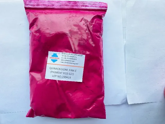Pigmento Rosa Chinacridone E Pigmento Rosso 122 Rivestimento in vernice per tessuti con inchiostro plastico